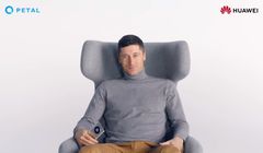 Huawei z Robertem Lewandowskim reklamuje Petal Search
