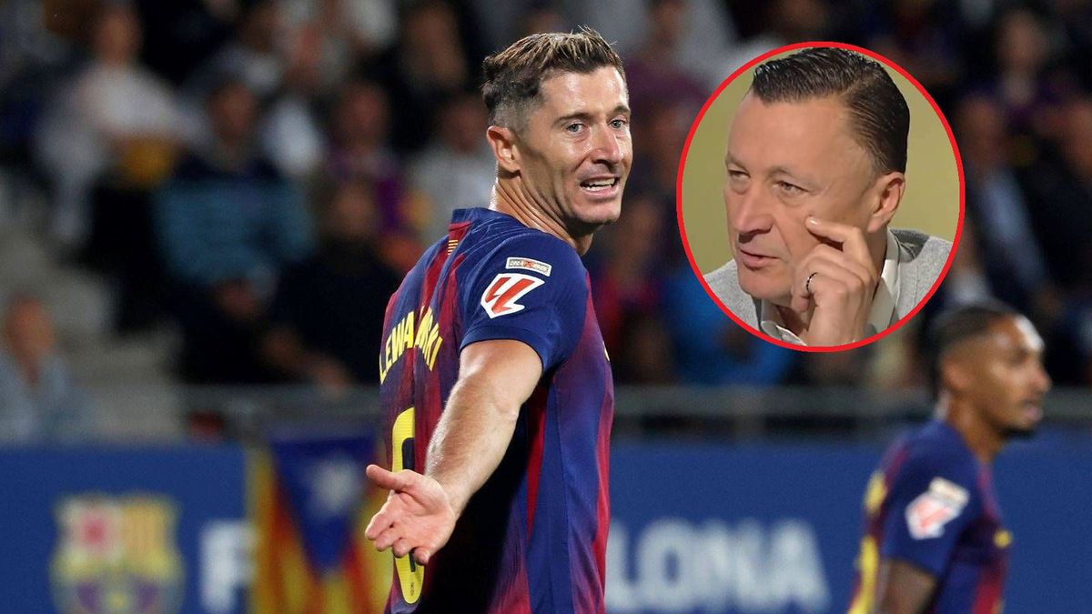 Getty Images / Urbanandsport/NurPhoto via Getty Images/Twitter Polsat Sport / Na dużym zdjęciu Robert Lewandowski, na małym Wojciech Szczęsny
