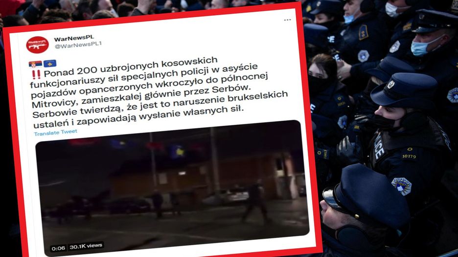 Napięta sytuacja w Kosowie