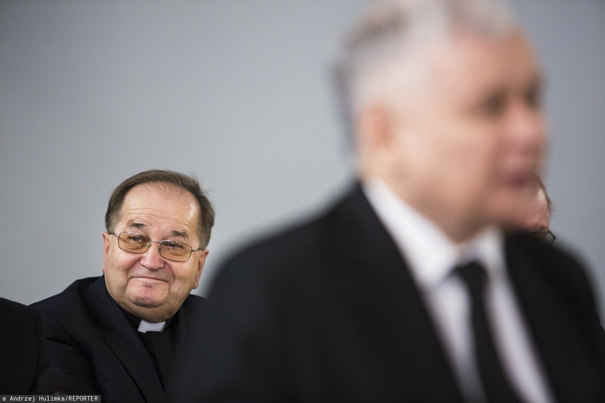 O. Tadeusz Rydzyk i Jarosław Kaczyński w Sejmie (EastNews) 