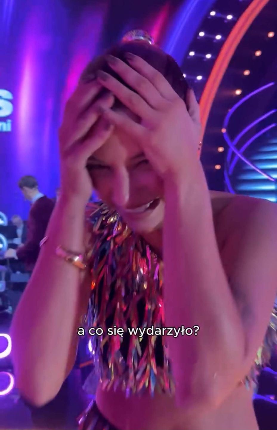 Julia Wieniawa śmieszkuje z wpadki w "Tańcu z Gwiazdami"