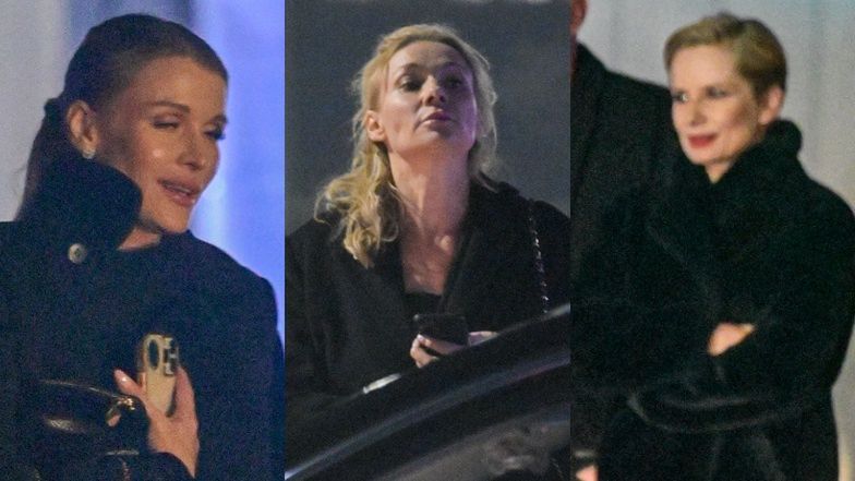 Gwiazdy wychodzą z zamkniętej imprezy TVN