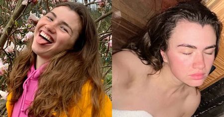 Julia Walczak wygrzewa się w saunie, pozując topless (FOTO)