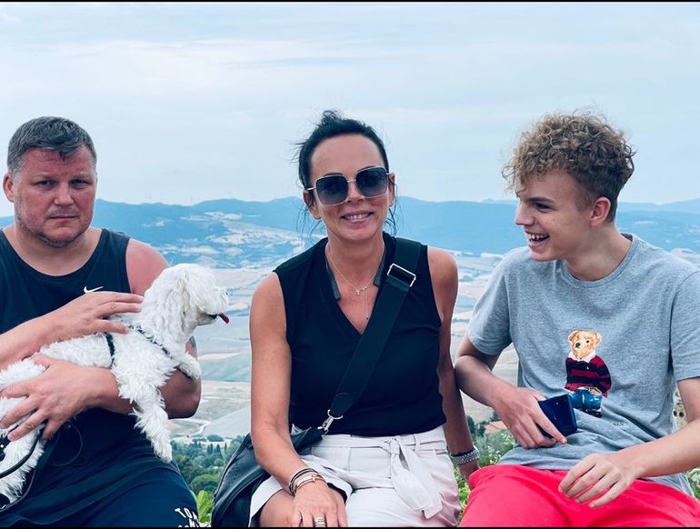 Krzysztof Ratajczyk z rodziną / fot. archiwum prywatne