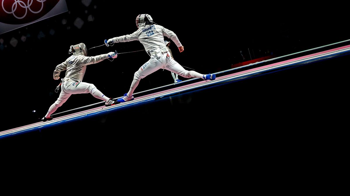 PAP/EPA / Na zdjęciu: szermierka podczas IO w Tokio