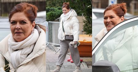 Katarzyna Dowbor opuszcza studio "PnŚ", po czym wsiada do BMW za 400 tysięcy złotych (ZDJĘCIA)