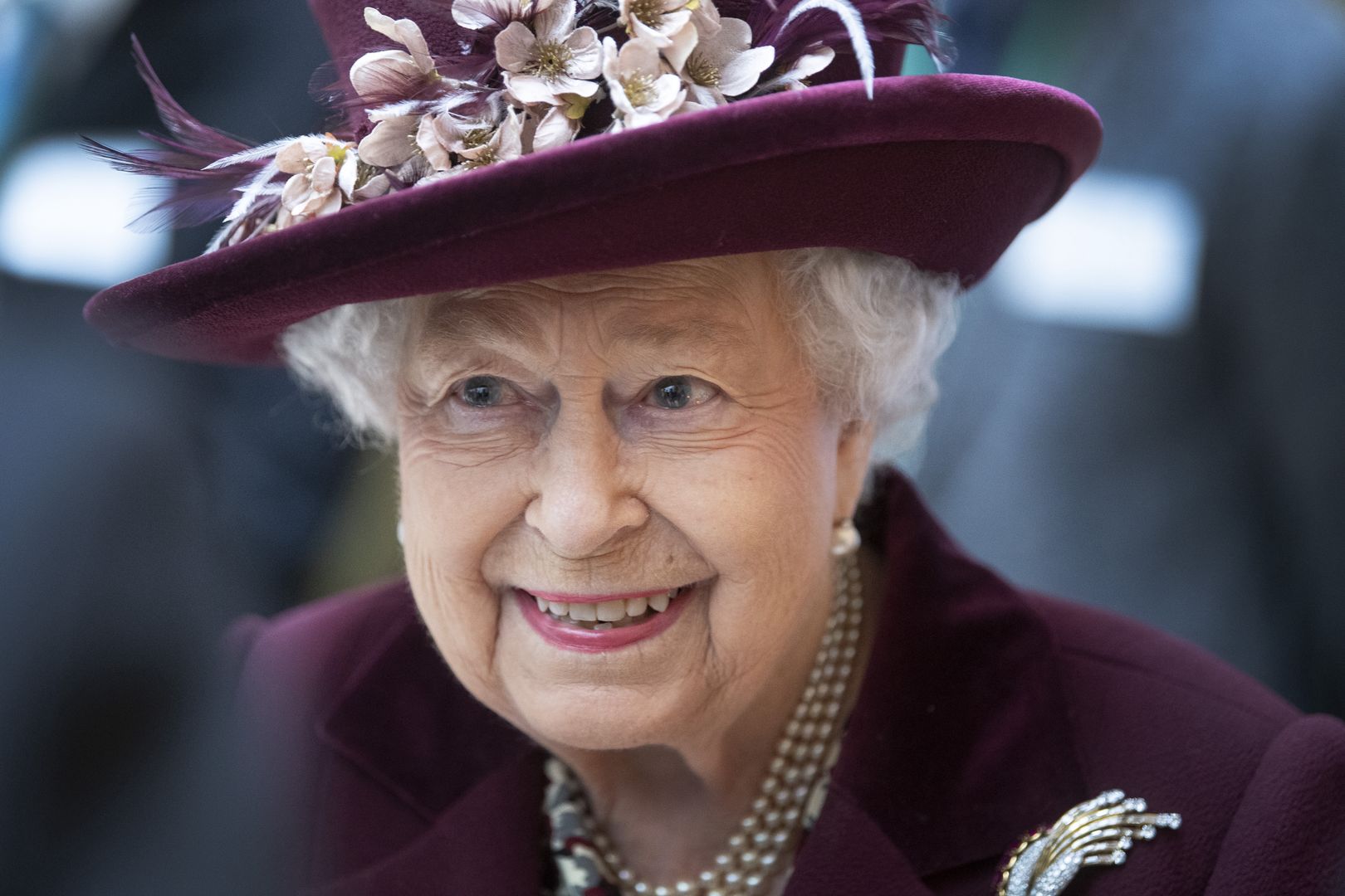 LONDON, UNITED KINGDOM - FEBRUARY 25: Queen Elizabeth II during a visit to the headquarters of MI5 at Thames House on February 25, 2020 in London, England. MI5 is the United Kingdom's domestic counter-intelligence and security agency. (Photo by Victoria Jones - WPA Pool/Getty Images)