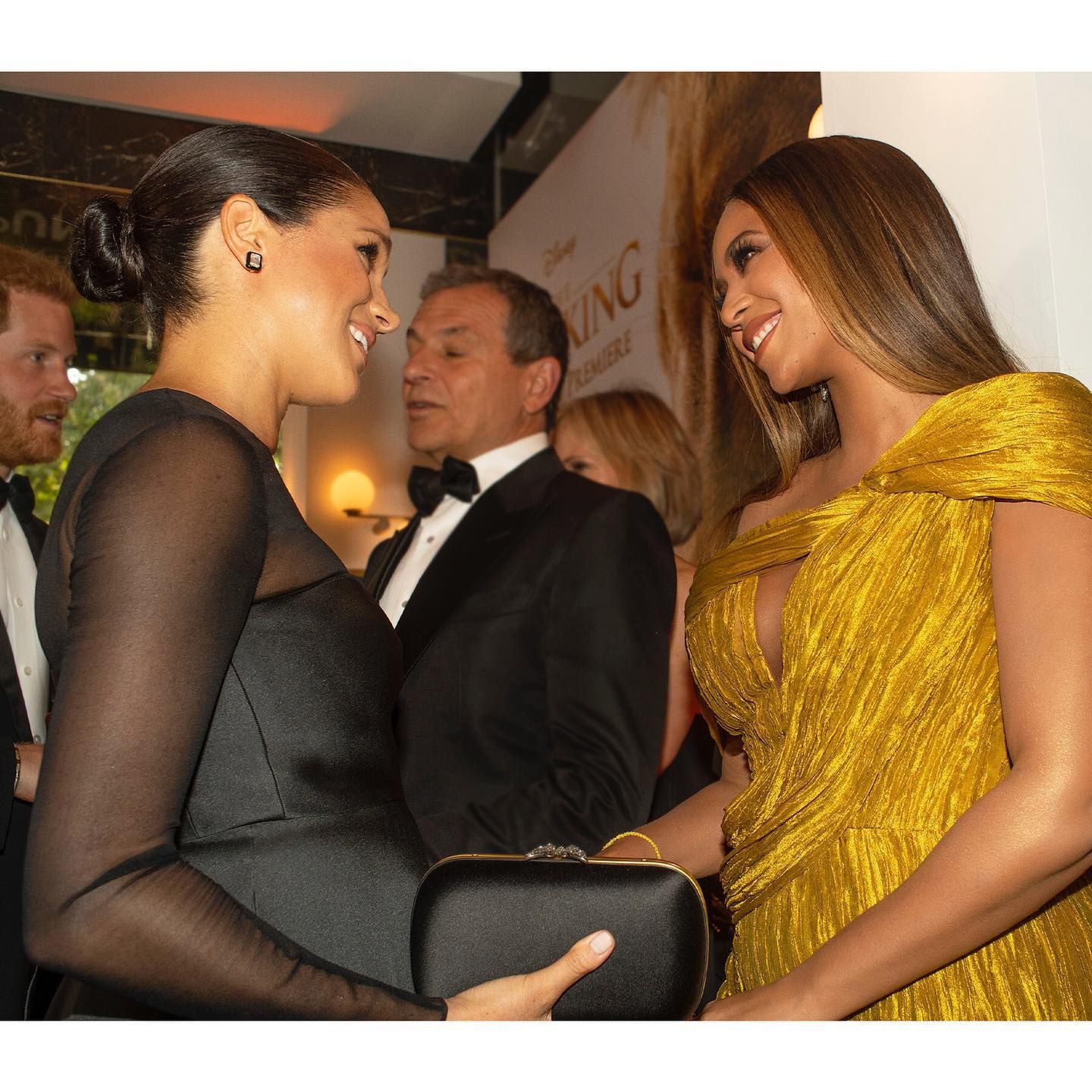 Meghan i Beyonce na premierze Króla Lwa