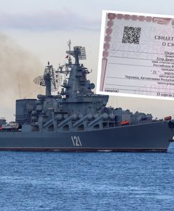 Dostał akt zgonu po 110 dniach. Jego syn zginął na "Moskwie"
