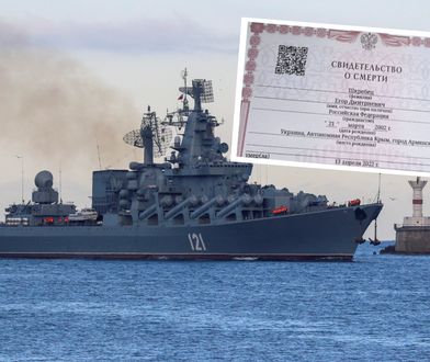 Dostał akt zgonu po 110 dniach. Jego syn zginął na "Moskwie"