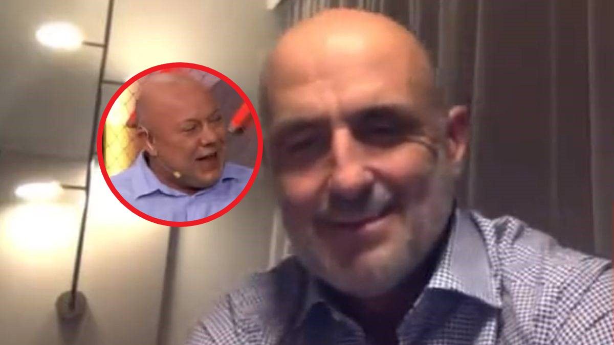 Na zdjęciu: Michał Probierz, w kółku: Wojciech Kowalczyk 