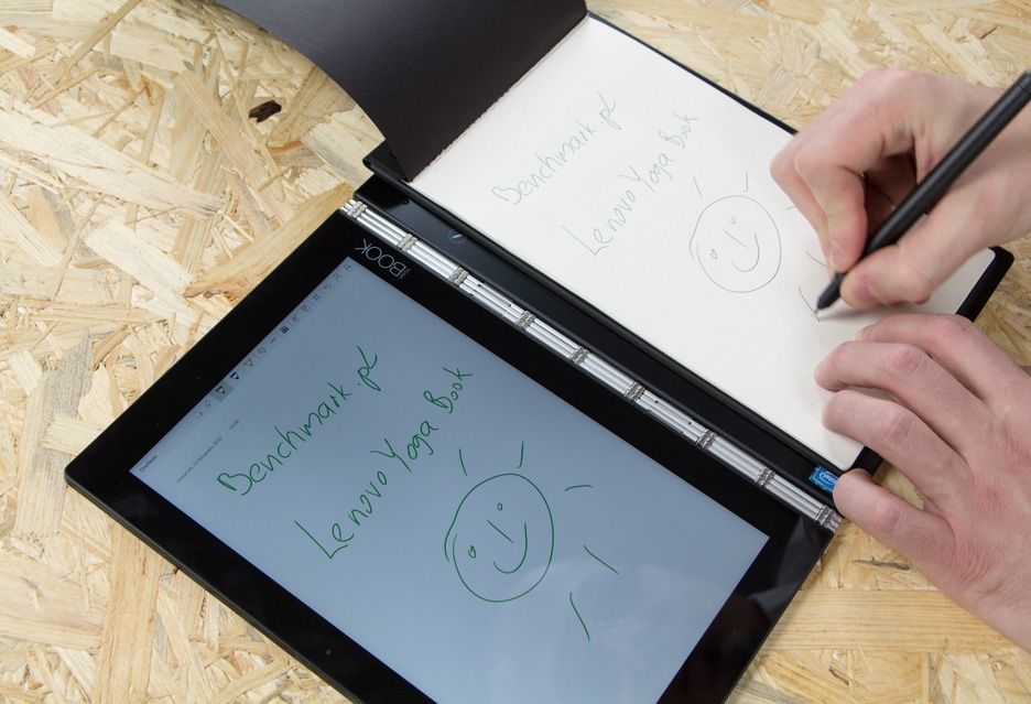 Lenovo Yoga Book pisanie odręczne