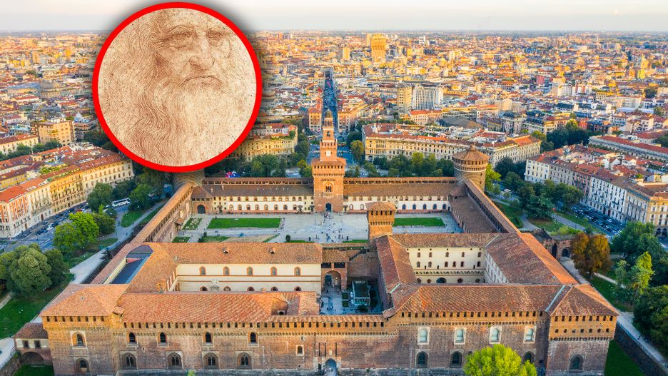 Odkryto tunele Leonarda pod Zakmiem Sforzów