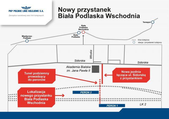Biała Podlaska Wschodnia – nowy przystanek na kolejowej mapie woj. lubelskiego