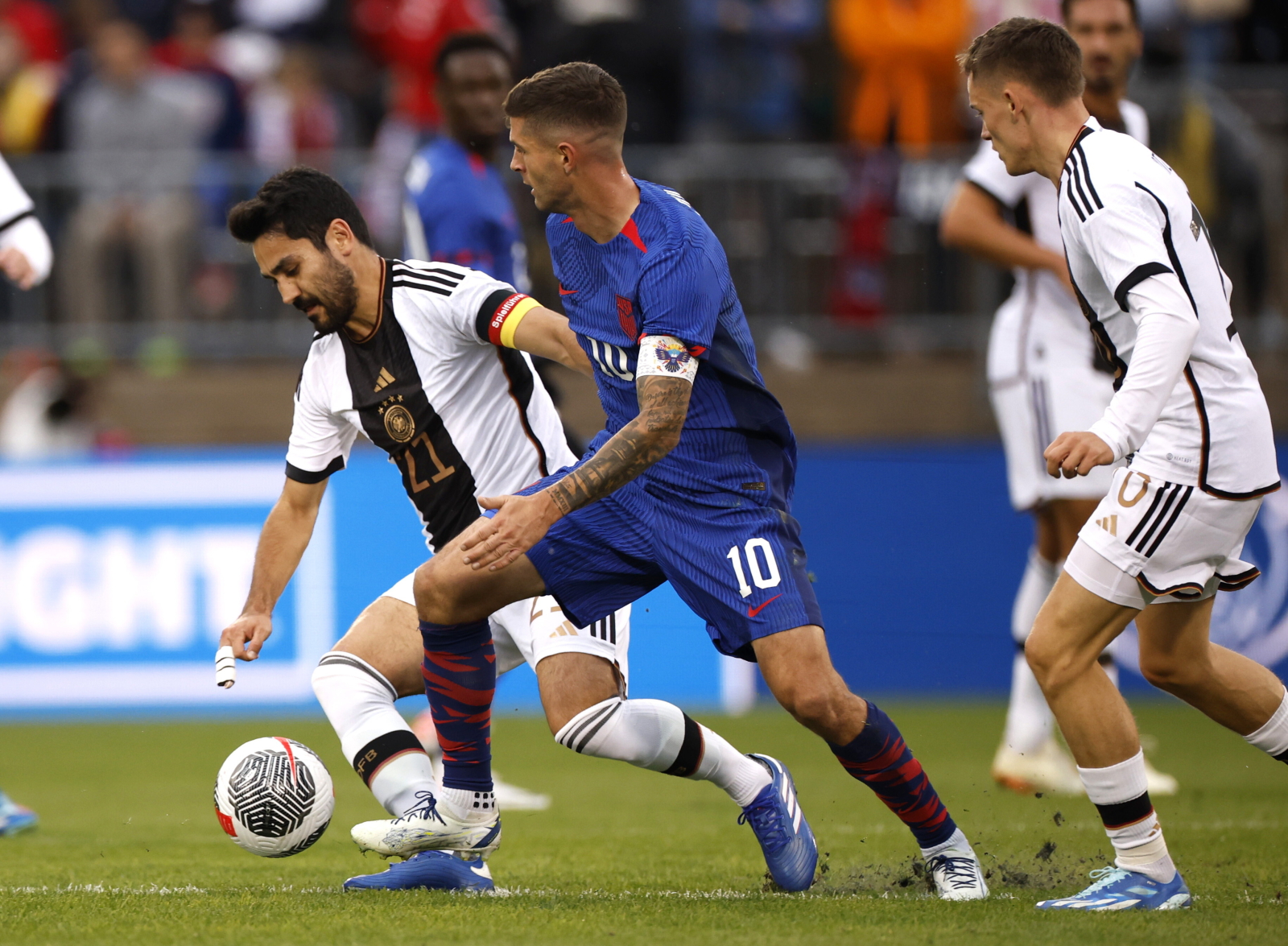 Four goals in the German coach’s debut