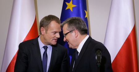 Obalą rząd w Kijowie? Tusk i Komorowski wspólnie o Ukrainie