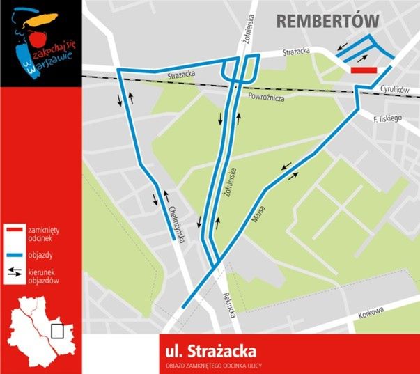 Gdzie spodziewać się weekendowych utrudnień? Zamknięta Strażacka i Warszawa Business Run