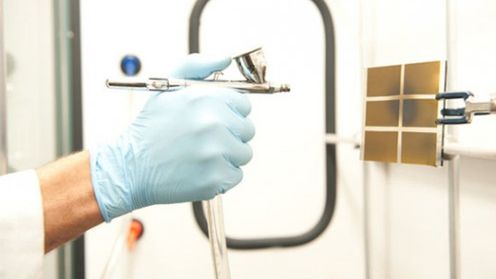 Ekrany i ogniwa słoneczne w sprayu 1