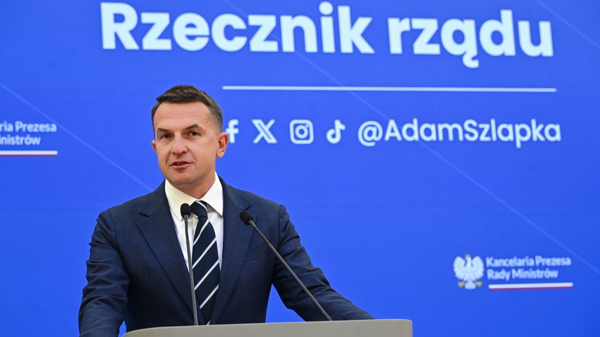 Adam Sz�apka
Warszawa, 04.11.2025. Rzecznik rz�du Adam Sz�apka podczas konferencji prasowej, po posiedzeniu rz�du w KPRM w Warszawie, 4 bm. (ad) PAP/Radek Pietruszka
Radek Pietruszka
kancelaria, kancelaria prezesa rady mnistr�w, konferencja, konferencja konferencji, KPRM, obrady, po rz�dzie, polityk, polityk polityka, polityka, posiedzenie, prasowa, rada ministr�w, rady ministr�w, rz�d, rz�d Tuska, rz�du