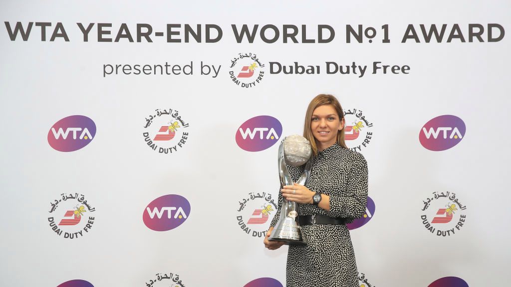 Simona Halep z nagrodą za zajęcie 1 miejsca w rankingu WTA na koniec sezonu 2017