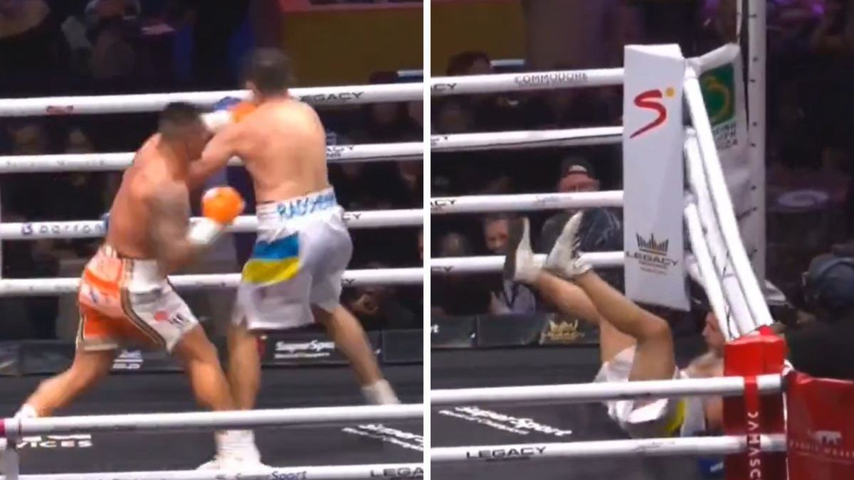 Twitter / Kevin Lerena pokonuje przed czasem Sergieja Radczenko