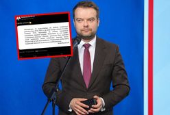 Bochenek opublikował przeprosiny. Dodał wymowny dopisek