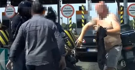 Zadyma przy poborze opłat na A4. Czeski kierowca nie wytrzymał