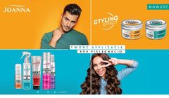 Walerija Żurawlewa, Rafał Brzozowski i Tomasz Barański w kampanii Joanny "Twórz stylizacje, rób pielęgnację!"
