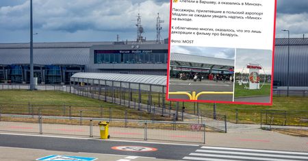 Mieli lecieć do Modlina. Na lotnisku zobaczyli, że to Mińsk. Pasażerowie w szoku