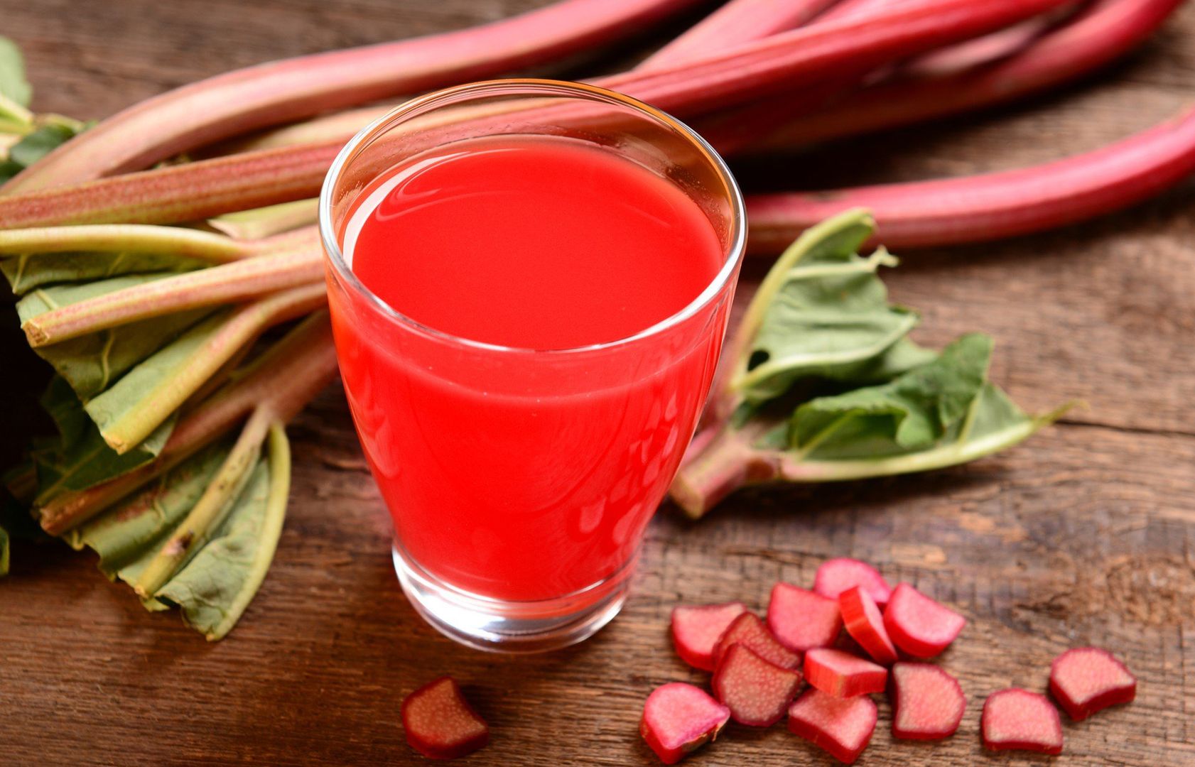 Rhubarb juice