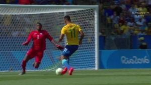 Piłka nożna (M), Brazylia - Honduras 2:0: Jesus wykorzystuje świetne podanie
