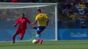 Piłka nożna (M), Brazylia - Honduras 2:0: Jesus wykorzystuje świetne podanie