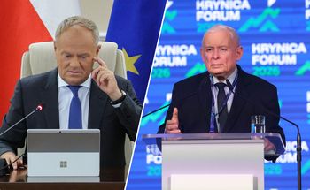 Głośna wypowiedź Kaczyńskiego o UE. Tusk stanowczo reaguje