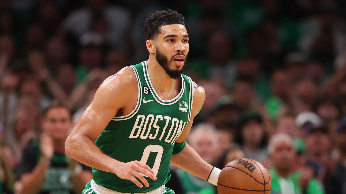 Getty Images / Maddie Meyer / Jayson Tatum w akcji