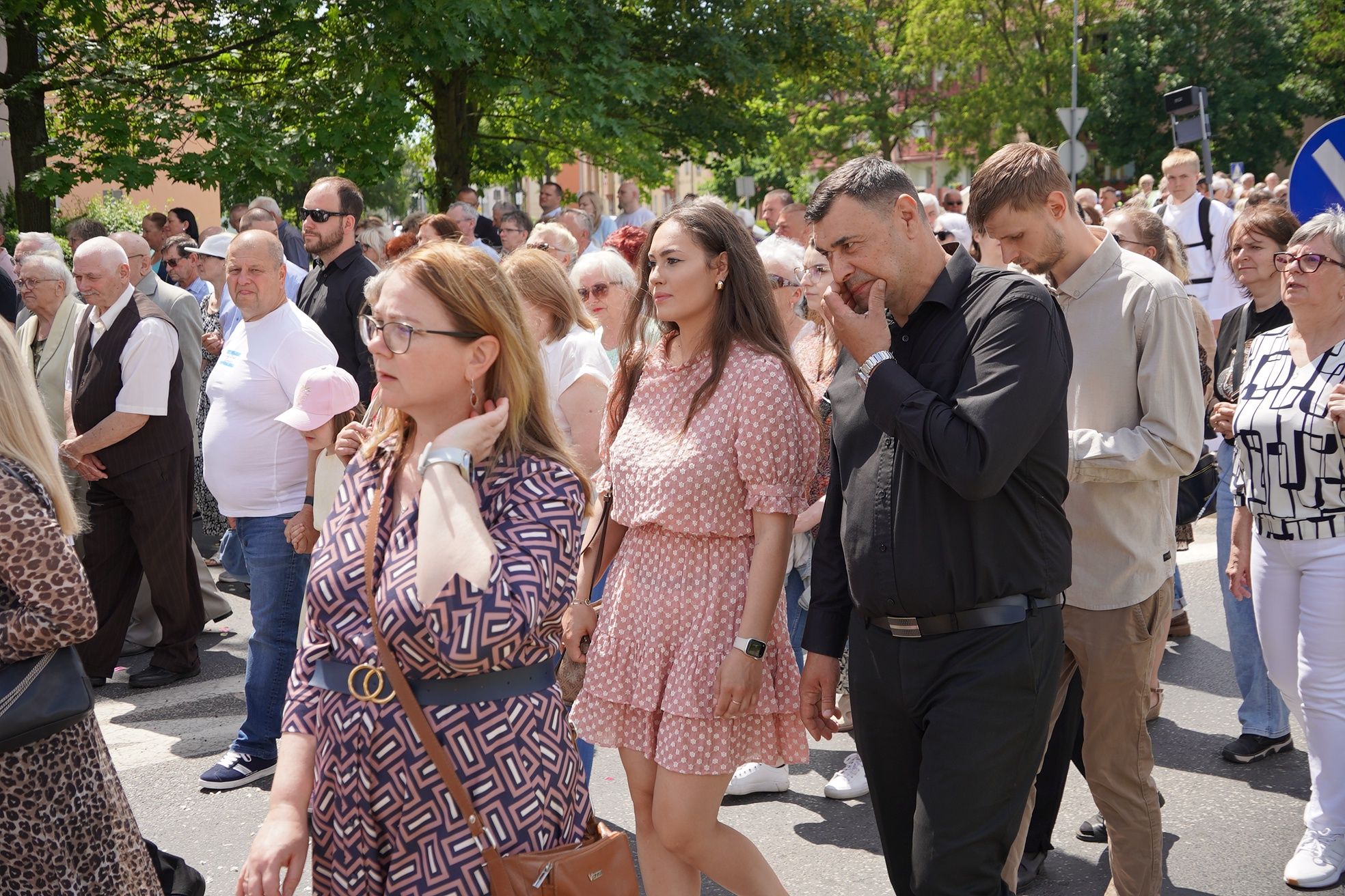 Procesja Bożego Ciała w parafii pw. Św. Antoniego w Pile