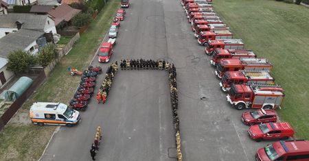 Ćwiczenia ratownicze „GRYF-2024” na terenie gminy Łaszczów. Mnóstwo strażaków w jednym miejscu
