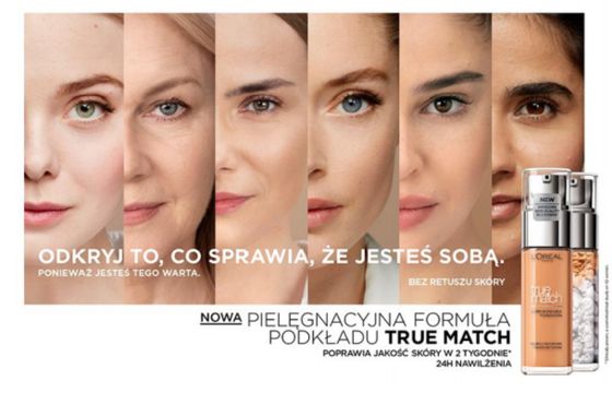 Twarze bez retuszu po raz pierwszy w kampanii L’Oreal Paris