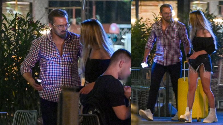 Jarosław Bieniecki na spotkaniu z tajemniczą kobietą