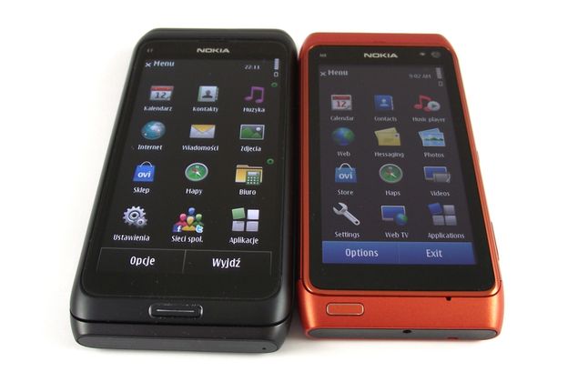Nokia E7 i N8 - ekran