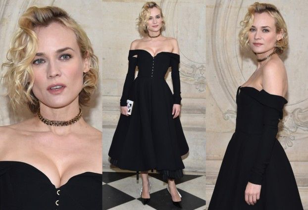 40-letnia Diane Kruger chwali się dekoltem