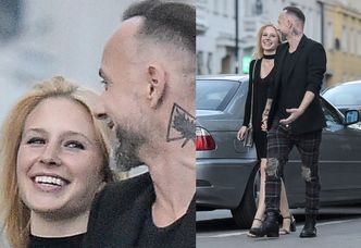 Nergal pije wino na randce z NOWĄ BLONDYNKĄ! (ZDJĘCIA)