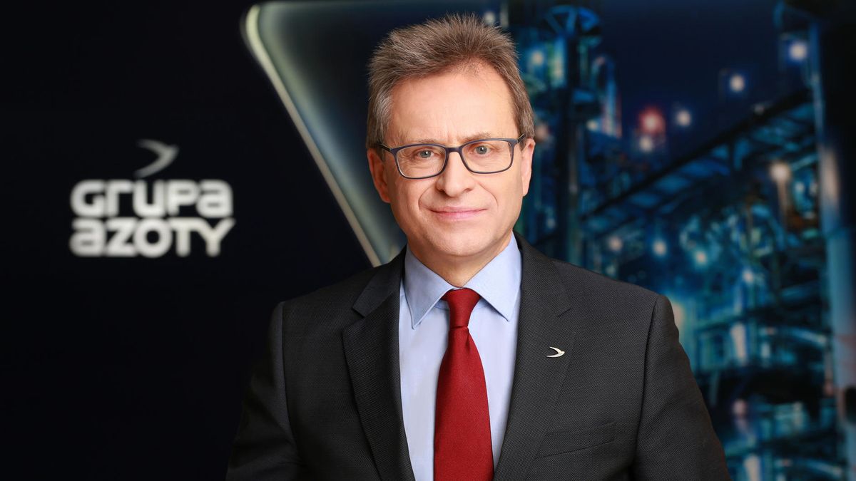 Prezes Azotów Wojciech Wardacki