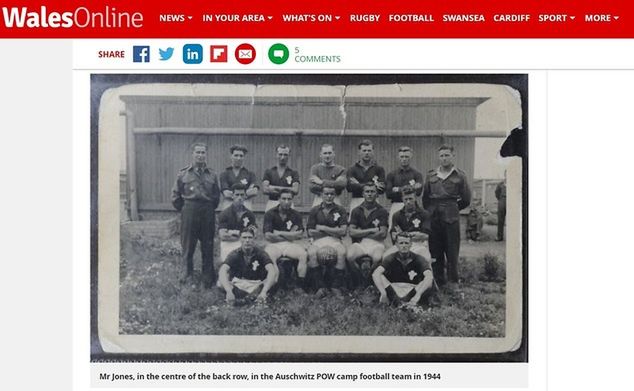 Zdjęcie z obozu Auschwitz z 1944 roku / Fot. Screen "WalesOnLine"