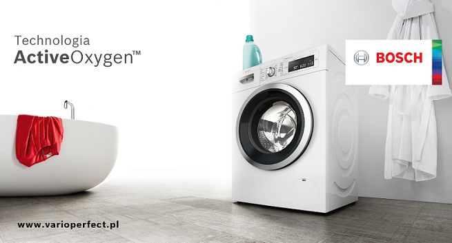 Bosch ze zmienionym logo w kampanii pralek VarioPerfect (wideo)