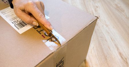 Kurier przerzucił paczkę przez płot. Pies omal nie zginął