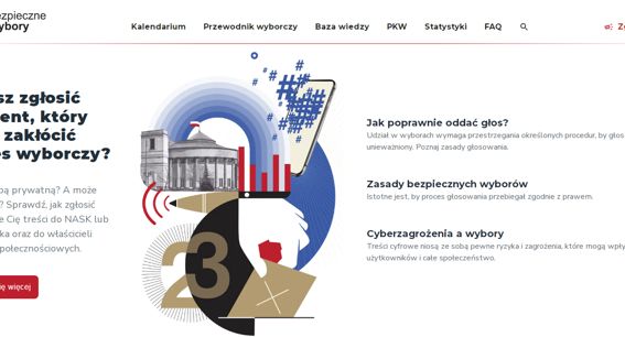 NASK uruchomił portal Bezpieczne Wybory