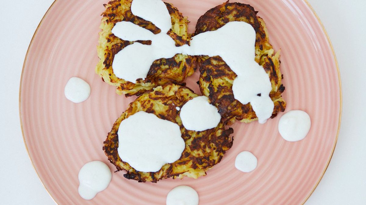 Pieczone placki ziemniaczane