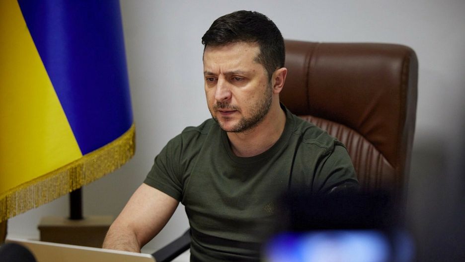 Wołodymyr Zełenski, prezydent Ukrainy 