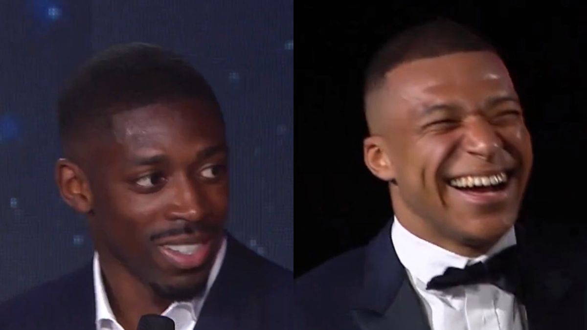 Twitter / Prime Video Francais / Na zdjęciu: Ousmane Dembele i Kylian Mbappe