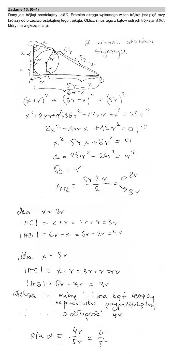 Matura 2021. Matematyka rozszerzona - arkusze i odpowiedzi